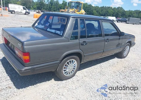 1991 Volvo 740 from USA, damaged, VIN YV1FA8846M2528952